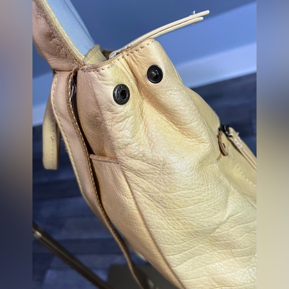 American Leather Co Yellow Liberty Backpack